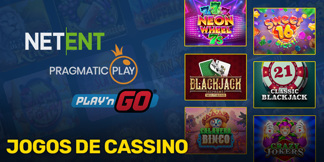 Catálogo de cassino e apostas esportivas
