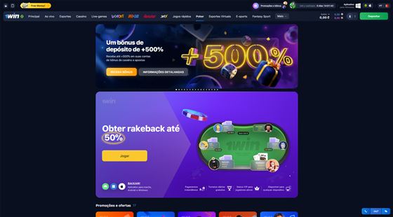 1Win Casino no Brasil (2026) — tela 4