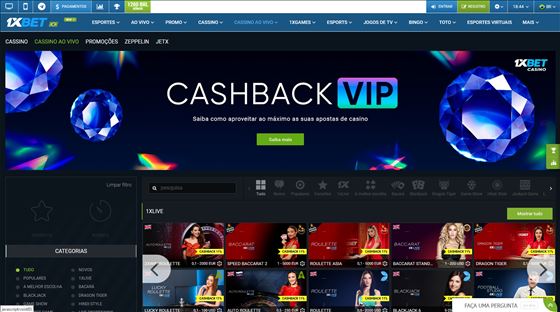 1xbet Brasil Análise do Cassino — tela 3