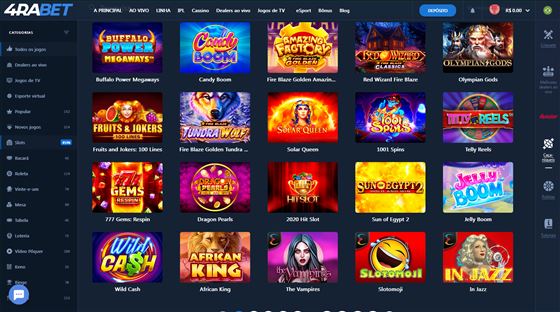 4rabet Casino no Brasil (2026) — tela 5