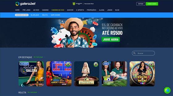 Galera Bet Casino no Brasil (2026) — tela 3