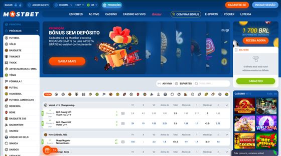 Mostbet Casino no Brasil (2026) — tela 1