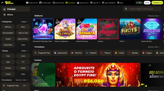Parimatch Casino no Brasil (2026) — tela 2