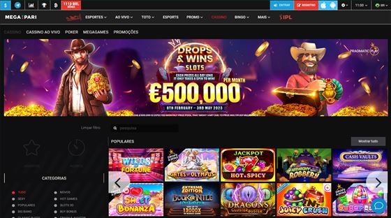 Megapari Casino no Brasil (2026) — tela 2