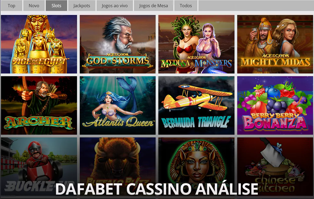 Dafabet análise de cassino online