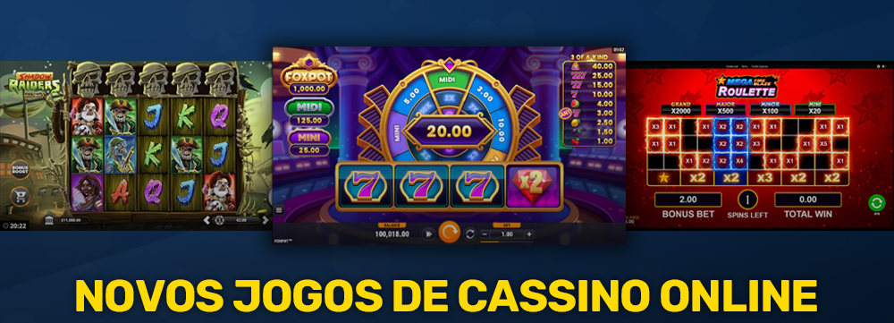 Novos jogos de cassino on-line no Brasil
