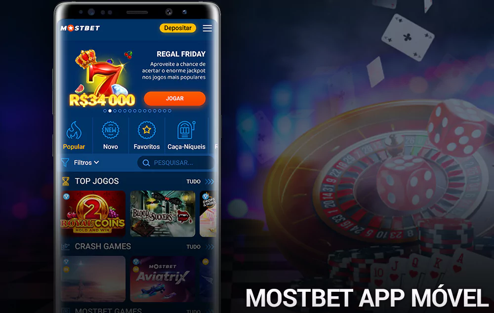 Aplicação móvel Mostbet cassino