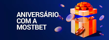 Comemore seu aniversário com a Mostbet
