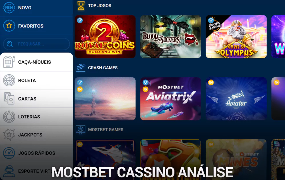 Mostbet análise de cassino online