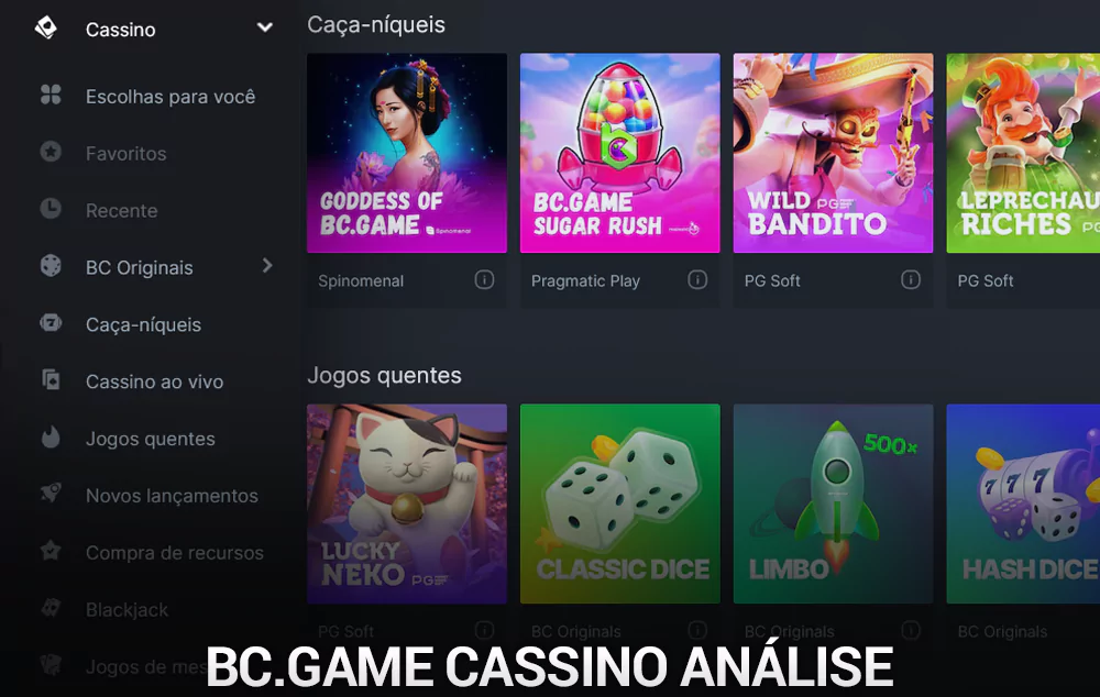 BC.Game análise de cassino online
