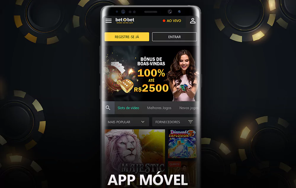 Aplicação móvel Betobet cassino