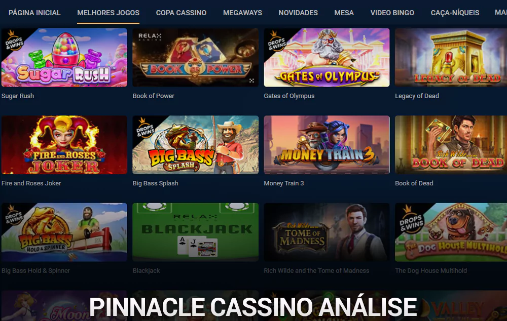 Pinnacle análise de cassino online